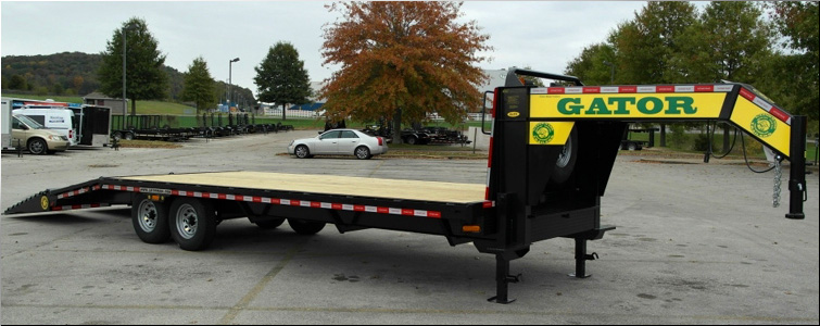 Gooseneck flat bed trailer for sale14k  Carteret County, North Carolina